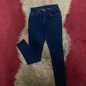 Dark high waisted jeans